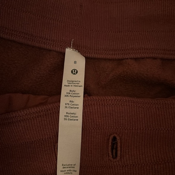 Lululemon Scuba Joggers Preowned Size 8 - Picture 2 of 3